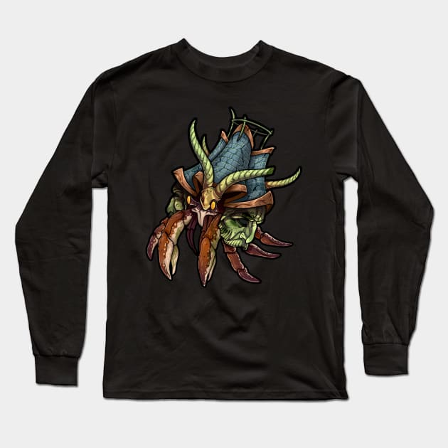 Petrochirus diogenes Long Sleeve T-Shirt by Nightgrowler